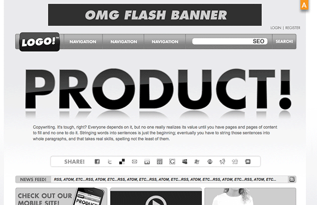 InternetOnlineWebsite.com Screenshot - it's animated!